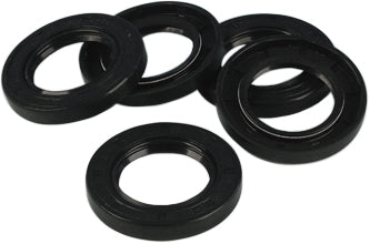 James Gasket double lip chain cover gasket seal set for Big Twins, 5-pack, with detailed metal and rubber components.