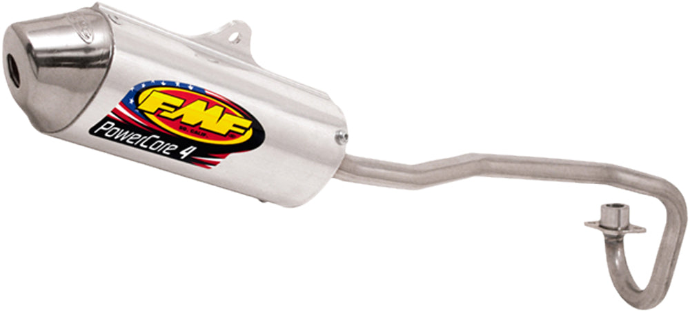 FMF Racing P-Core 4 exhaust muffler for Honda CRF125F 2014, stainless steel header with polished finish, motorcycle exhaust system