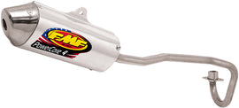 FMF Racing P-Core 4 exhaust muffler for Honda CRF125F 2014, stainless steel header with polished finish, motorcycle exhaust system