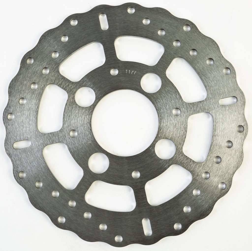 EBC Motorcycle Brakes Contour Street Rotor 155-1177C showing a metal brake rotor with vented design for street motorcycles