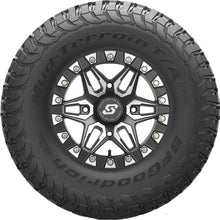 Load image into Gallery viewer, Bfgoodrich Mud Terrain KM3 tire 35x11R15 radial with tread pattern for off-road use, sidewall details visible, black rubber tire