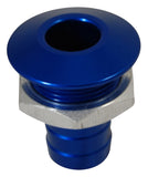 Blowsion Billet Thru-Hull Water Fitting Bilge Pump Outlet Blue 18-2073BL