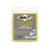 BOLT 8mm Hex Flange Bolt Assortment W/16mm Washer 40 Piece Kit 024-11600