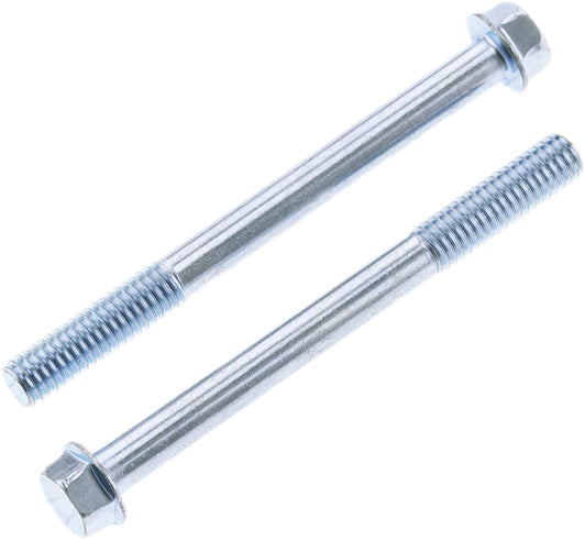 BOLT 8mm hex head flange bolt, 6x1.0x65mm, pack of 10, durable hardware fastener for fittings and construction.