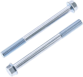 BOLT 8mm hex head flange bolt, 6x1.0x65mm, pack of 10, durable hardware fastener for fittings and construction.