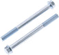 BOLT 8mm hex head flange bolt, 6x1.0x65mm, pack of 10, durable hardware fastener for fittings and construction.