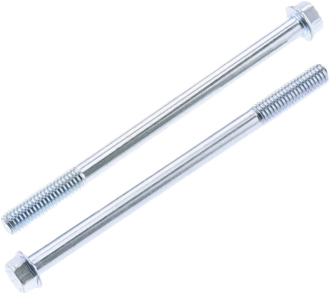 BOLT 8mm hex head flange bolt, 6x1.0x90mm, set of 10, durable hardware fastener for fittings and construction projects
