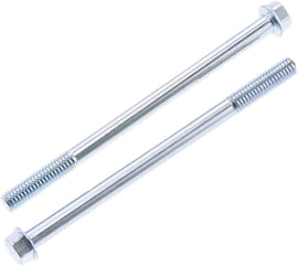 BOLT 8mm hex head flange bolt, 6x1.0x90mm, set of 10, durable hardware fastener for fittings and construction projects