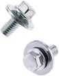BOLT 8mm hex head flange bolt with 16mm washer, 6x1.0x12mm, set of 10, for hardware and fasteners applications