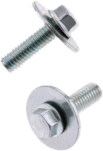 Load image into Gallery viewer, BOLT 8mm hex head flange bolt with 16mm washer, 6x1.0x20mm size, for hardware and fastening applications, 10-pack.