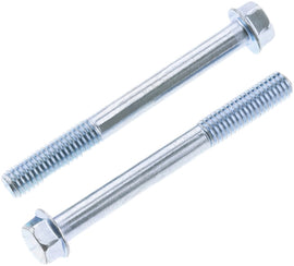 BOLT 8mm hex head flange bolt, 6x1.0x55mm, pack of 10, for hardware and fastener fittings, durable industrial-grade hardware.