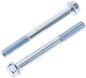 BOLT 8mm hex head flange bolt, 6x1.0x55mm, pack of 10, for hardware and fastener fittings, durable industrial-grade hardware.