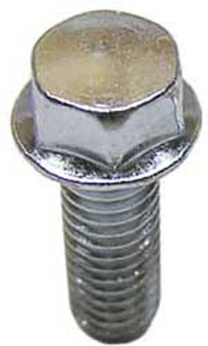 BOLT 8mm hex head flange bolts, 6x1.0x18mm, pack of 10, for hardware and fastener applications.
