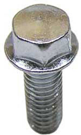 BOLT 8mm hex head flange bolts, 6x1.0x18mm, pack of 10, for hardware and fastener applications.