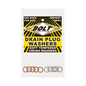 BOLT Banjo crush washers 10mm, 10-pack with 5 aluminum and 5 copper washers for plumbing and fittings.
