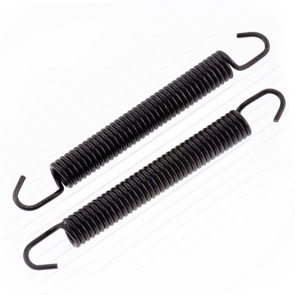BOLT black zinc steel spring fastener, 9x87mm, suitable for hardware and fittings, shown in a pack of four.