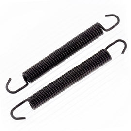 BOLT black zinc steel spring fastener, 9x87mm, suitable for hardware and fittings, shown in a pack of four.