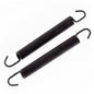 BOLT black zinc steel spring fastener, 9x87mm, suitable for hardware and fittings, shown in a pack of four.