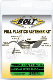 BOLT Body Work Fastener Kit 020-00611 showing various hardware fasteners and fittings for vehicle body repairs.