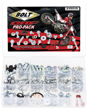 Load image into Gallery viewer, BOLT Crf Pro-Pack 020-00109 hardware fasteners and fittings, showing metal components and packaging details.
