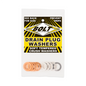 BOLT Crush Washers 14x22.3mm, 10-pack with 5 aluminum and 5 copper washers for hardware and fittings.