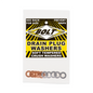 BOLT Crush Washers 8x5mm pack with 5 aluminum and 5 copper washers for hardware fittings, shown in a close-up image.