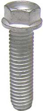 BOLT Dacromet plated 8mm large flange bolts, 6x20mm, set of 10, for hardware and fastening applications