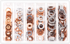 BOLT Drain Plug Washer Kit 020-00204 with multiple rubber washers for plumbing fittings and drain assembly repair.