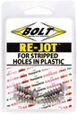 BOLT Euro Re-Jot body panel screws for repairing stripped holes in plastic, designed for automotive and hardware applications.