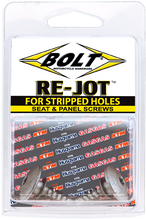 Load image into Gallery viewer, BOLT Euro Re-Jot seat and panel screws for repairing stripped holes in plastic, hardware fasteners for automotive or furniture use