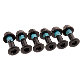BOLT Euro Style Hub-Savers Black Sprocket Fastening Kit for bike hubs, includes hardware and fittings for secure sprocket attachment.
