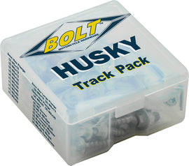 BOLT Euro style track pack with hardware and fittings, including fasteners for secure mounting and installation.