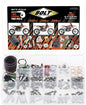 BOLT Euro Style Two Stroke Pro-Pack 020-00127 hardware fittings with fasteners, close-up of metallic components.