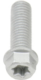 BOLT Euro Torx Flange Bolt 8x1.25x25mm, set of 10, with flange and Torx drive for secure fastening in hardware applications
