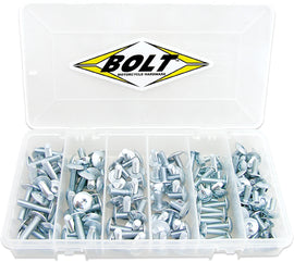 BOLT Fairing Kit 020-00205 hardware with fittings and fasteners for motorcycle fairings, shown in the image.