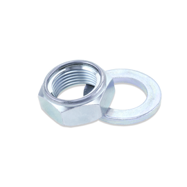 BOLT locking axle nut 20mm, hardware fastener for secure wheel or axle fitting, shown in a close-up image.