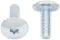 BOLT M5x16 fairing bolts in a 10-pack, metal fasteners for motorcycle fairings, with threaded shafts and hex heads.