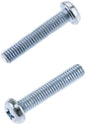 BOLT Pan Head Phillips Screw 5x0.8x25mm, set of 10, hardware fasteners with zinc finish on a white background.