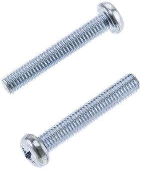 BOLT pan head Phillips screw 5x0.8x30mm, hardware fastener, 10-pack, durable steel fitting for woodworking and construction.