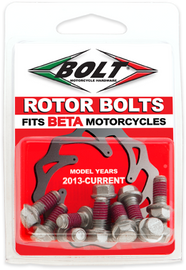 BOLT Beta 020-00173 rotor bolts for bicycle disc brakes, durable hardware fasteners with precise threading and robust construction