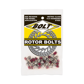 BOLT Rotor Bolts Suz 020-00157, hardware fasteners for motorcycle rotor assembly, durable metal fittings by BOLT.