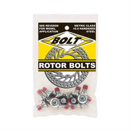 BOLT Rotor Bolts for Suzuki and Kawasaki motorcycles, durable hardware fasteners for secure rotor mounting.
