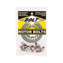 Load image into Gallery viewer, BOLT rotor bolts for Suzuki and Kawasaki motorcycles, durable hardware fasteners for secure fitting and reliable performance.