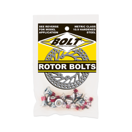 BOLT rotor bolts for Suzuki and Kawasaki motorcycles, durable hardware fasteners for secure fitting and reliable performance.