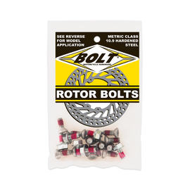 BOLT Yamaha rotor bolts, hardware fasteners for motorcycle brake system, durable steel fittings for secure installation