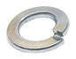 BOLT 4mm split lock washers, set of 10, suitable for hardware and fastener fittings, made of durable metal.