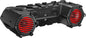 Boss Audio 8-inch ATV tube with lighting lightbar and RGB-lit speakers, designed for audio and visual enhancement on vehicles.