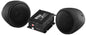 Boss Audio scooter speaker kit in black, compact audio system with speakers designed for easy installation on scooters.