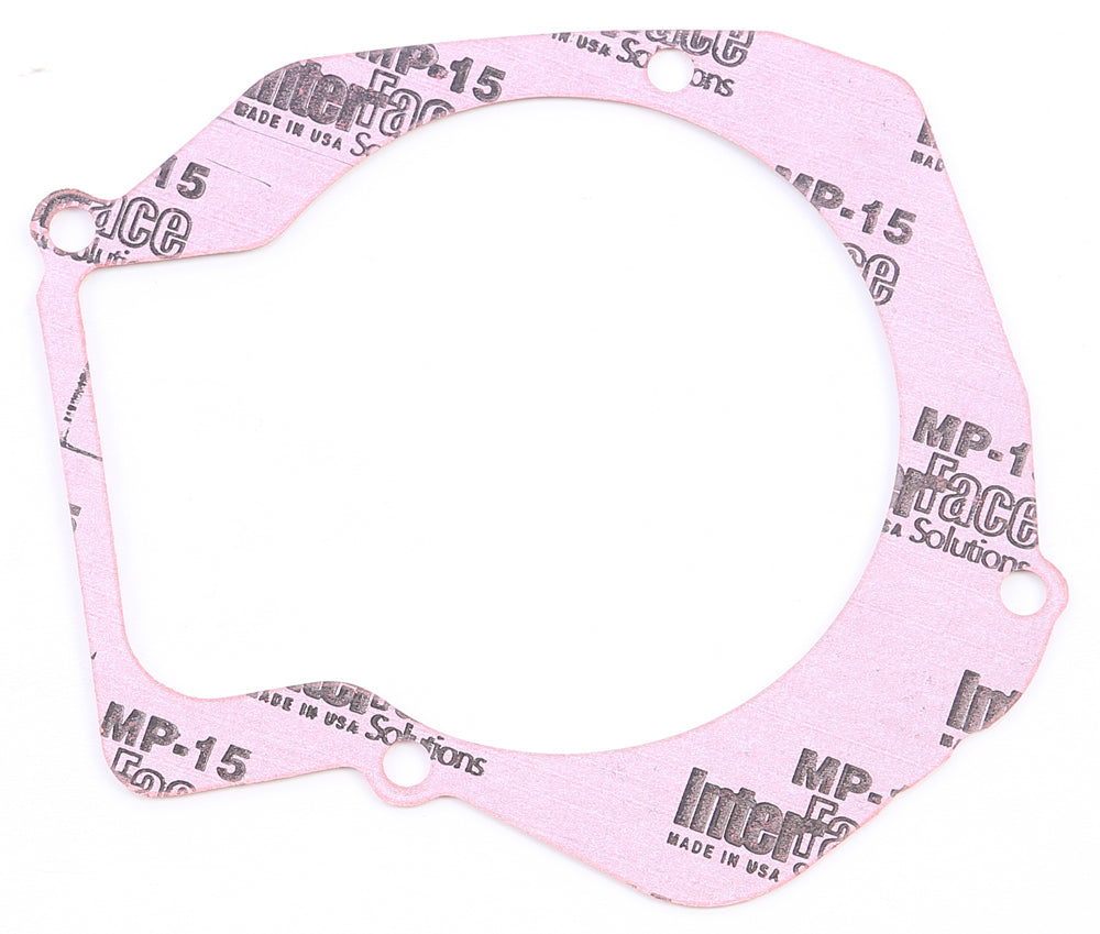 Boyesen motorcycle ignition cover gasket 59-7403 showing a close-up of the black rubber seal on a metal cover.