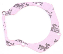 Load image into Gallery viewer, Boyesen motorcycle ignition cover gasket 59-7403 showing a close-up of the black rubber seal on a metal cover.